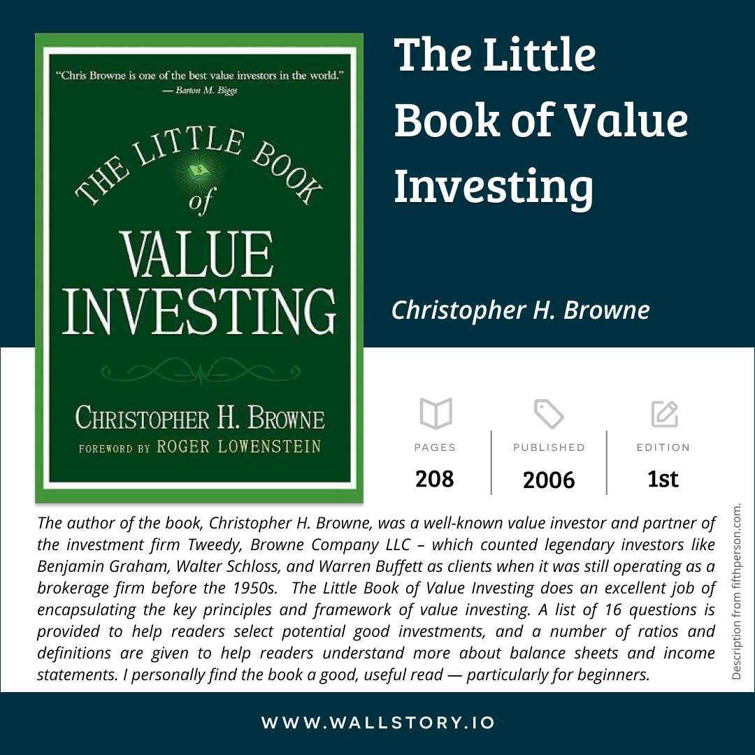 Little Book of Value Investing, The